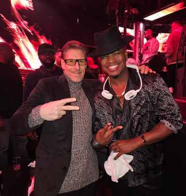 Tim hanging with Music Superstar Neo at Drais Nightclub in Vegas