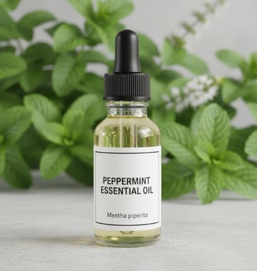 “Menthol-Rich Peppermint Essential Oil – Cooling & Therapeutic Grade Export Quality”