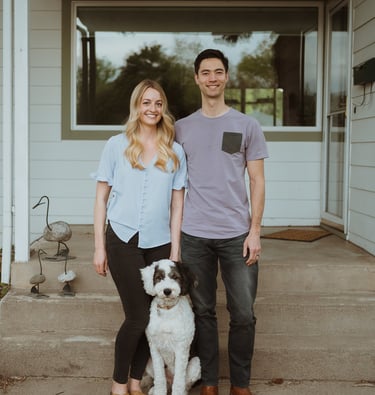 Hayley, Bob, and Daisy in Boulder County