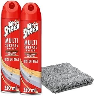 a couple of sprays and a cleaning cloth