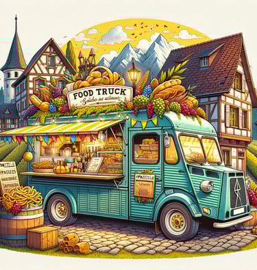 Foodtruck à Mulhouse, Altkirch, Waldighoffen, Saint-Louis, près de moi, spécialiste du spaetzles 68