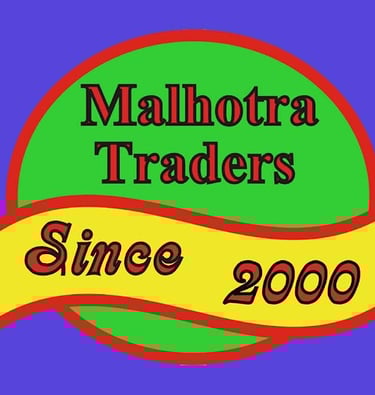 A logo of the malhotra traders whose started the journey since 2000