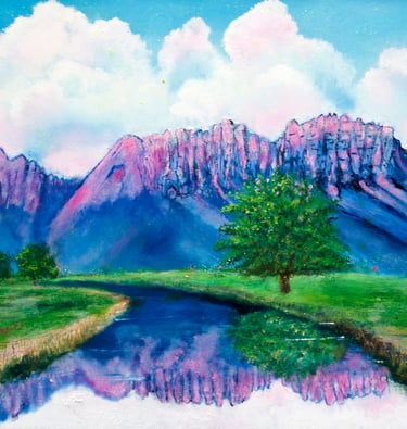 Summer View #1 by New Mexico Artist John Dick-Peddie