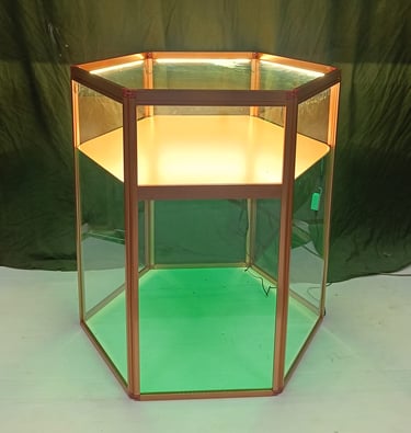 Hexagonal Portable jewellery counter