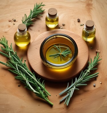 Rosemary oil for health long beautiful hair