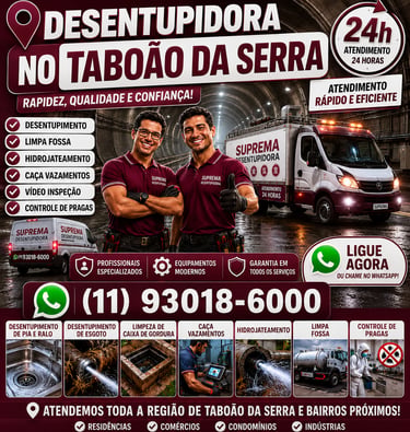 desentupidora no taboão da serra