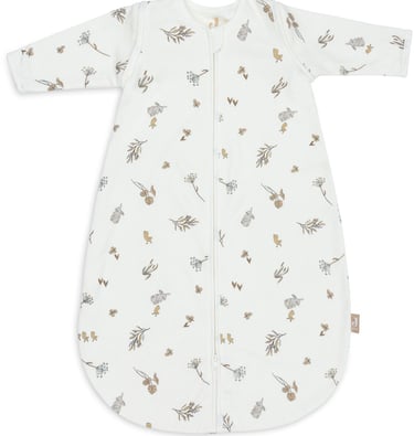 Comfortabele 4-seizoenen babyslaapzak met afritsbare mouwen voor elk seizoen.