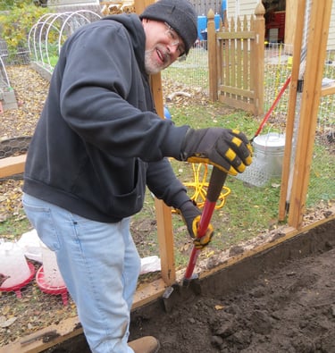 Rat proofing the chicken coop