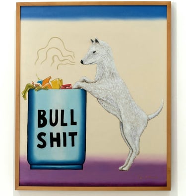 Bullshit 2020, We are stardust series, 80x65cm