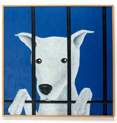 Jail Boy, We are stardust series, 120x120cm