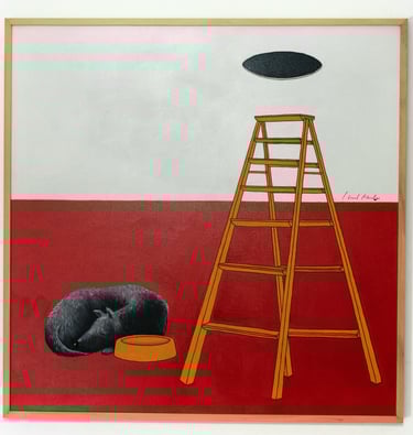 Their Black Hole 2020, We are stardust series,  100x100cm