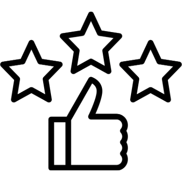 A online reputation icon with a link to /reputation page.