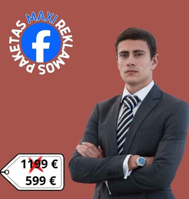 Facebook reklamos paketas MAXI