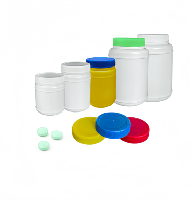 plastic pill bottles
