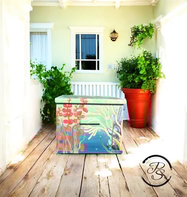 sealife chest mural finish 