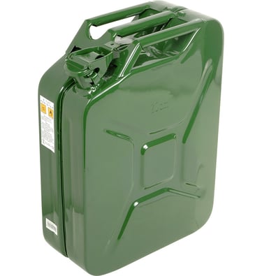 20-litre steel jerican – portable fuel transport container by Pakistan Drums
