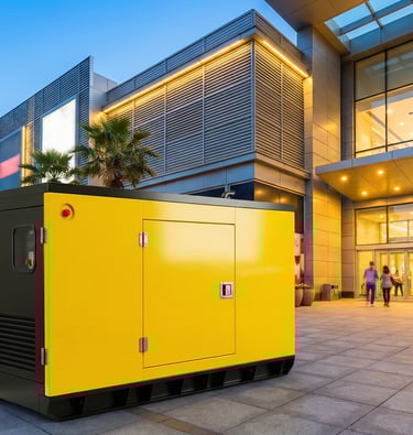 Diesel Generator at commercial spaces