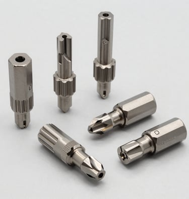 Close-up of detailed mechanical parts assembled.