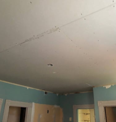 drywall installed on the ceiling in springfield ma