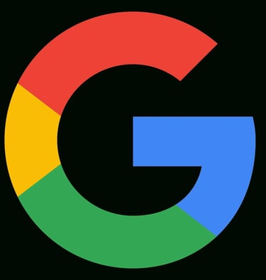 a google search engine logo with the google logo