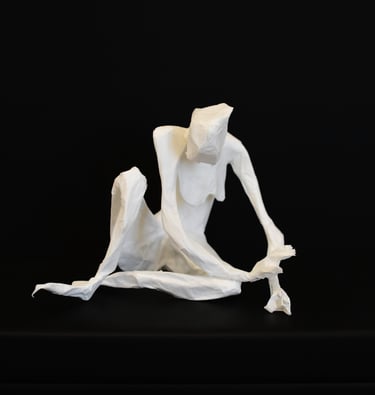 papersculpture sculpture en papier mouvement