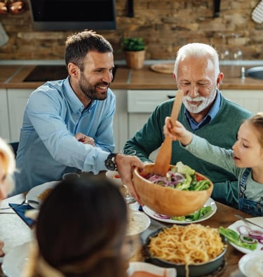 family happy together