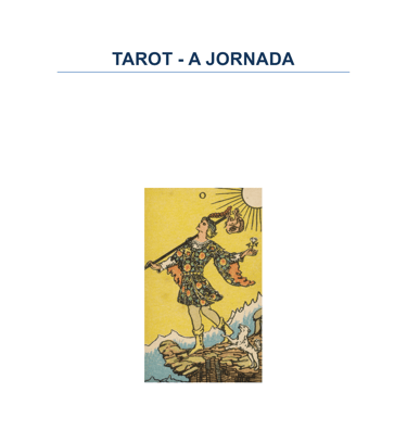 Capa do livro "TAROT - A JORNADA".