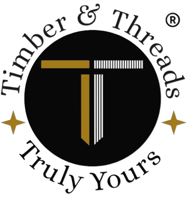 timber and threads logo registered
