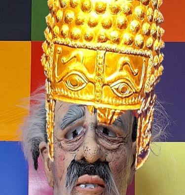 Henk Tieten met gouden kroon