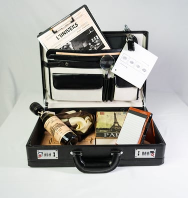 Escape Room transportable box enquête policière