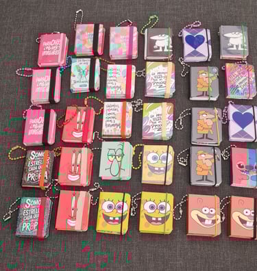 Mini llaveros adorables