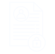 An icon with transparent background representing the concept Privacy Policy on website