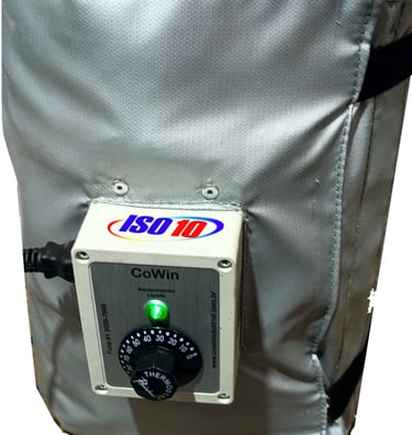 aquecimento para barril com termostato