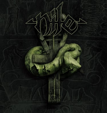 nile band in their darkened shrines album cover
