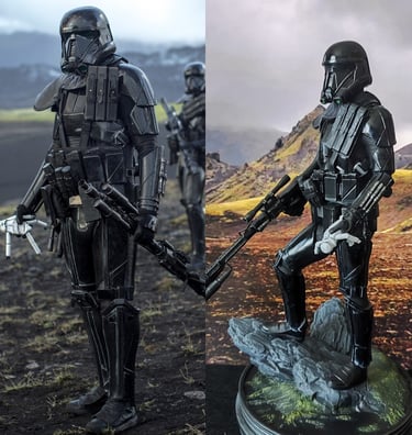 Figurine résine Fanart Star wars Deathtrooper