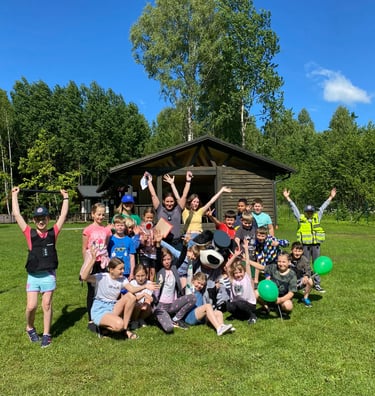 Nuotraukos iš stovyklos "Nuotykiu Pieva"