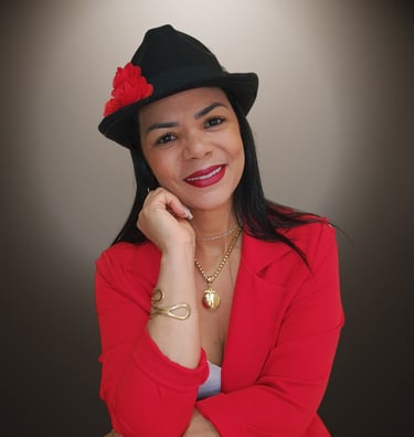 Mulher transmitindo confiança feminina e acolhimento emocional