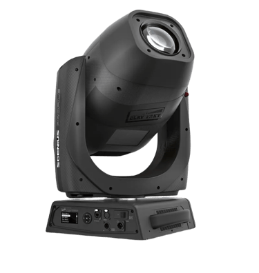 a moving light with a white background and a black background