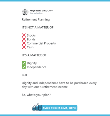 Amyr Rocha Lima Chartered Financial Planner Financial Literacy Campaign