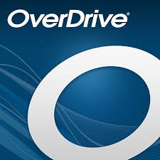a blue and white overdriver with a white circle