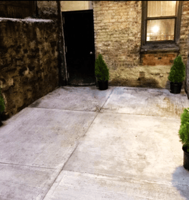 Demolition and cement work