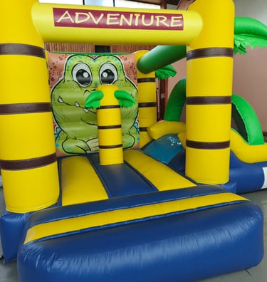 Structure gonflable - Multiplay - Thème Crocodile Safari