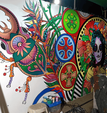 murals in costa rica murales en playa jaco costa rica ,hermosos diseños a gusto del cliente