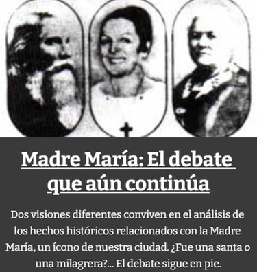 Madre Maria. Ingresar