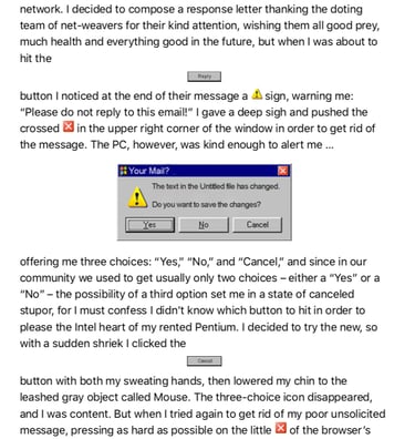computer fiction early 2000s