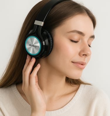 audifonos diadema inalambricos audiopro audio calidad