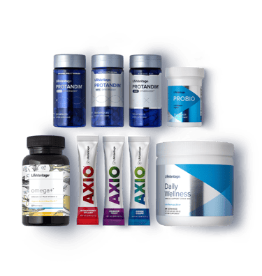 a variety of products that include vitamins and vitamins