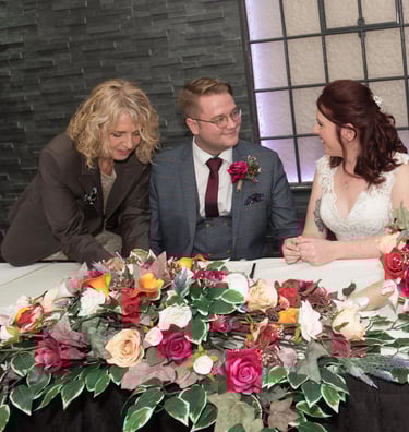 Ceremonies by Jenny - the look of love between my bride and groom is magical