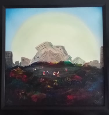 Rise by Kneeling (painting) Kylee Nicole Smith