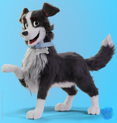 mascote 3D, personagem 3D